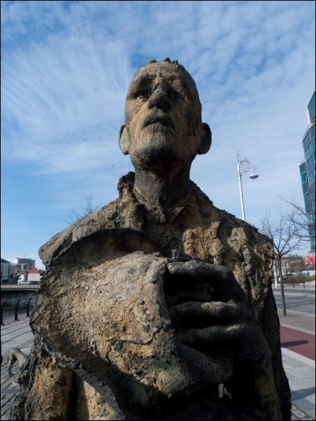 Detalj fra The Famine Memorial.