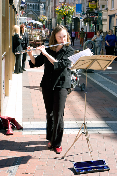 Gatemusikant, Grafton street