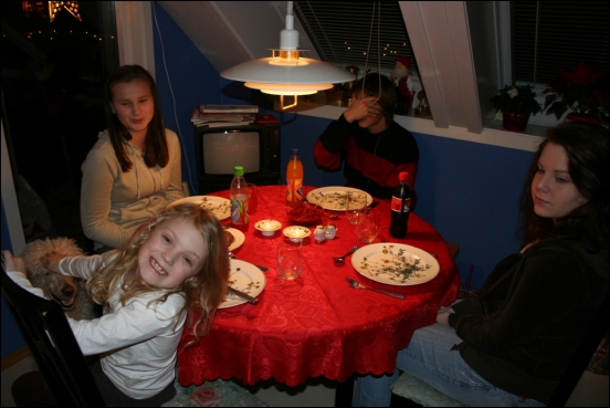 Amalie, Marthine, Ronny (vil ikke!) og Ida 