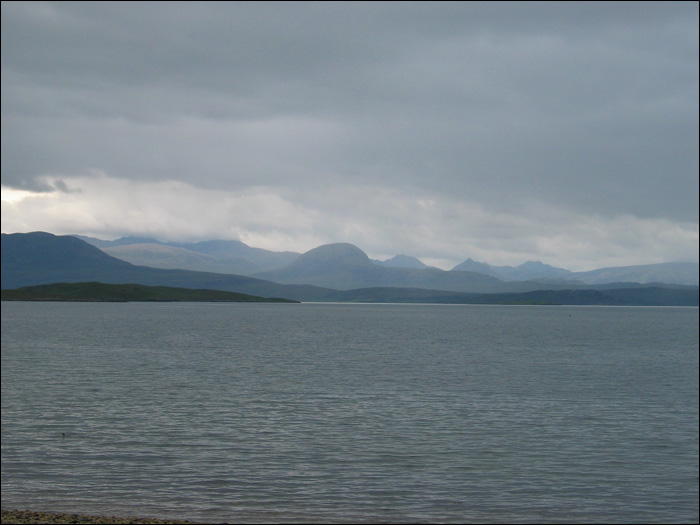 View towards Leac Mhr and Rubha Breag (I)