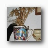 Cynthia Lennon's cup and flowers